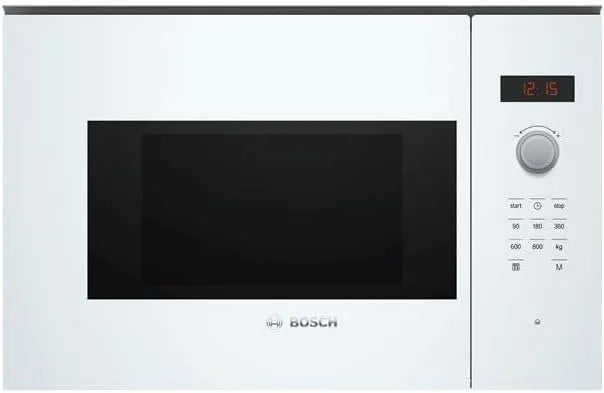 Bosch Serie 4 BFL523MW1F Mikrowelle, Einbau, Mikrowellenofen, Weiß, Einbaugerät