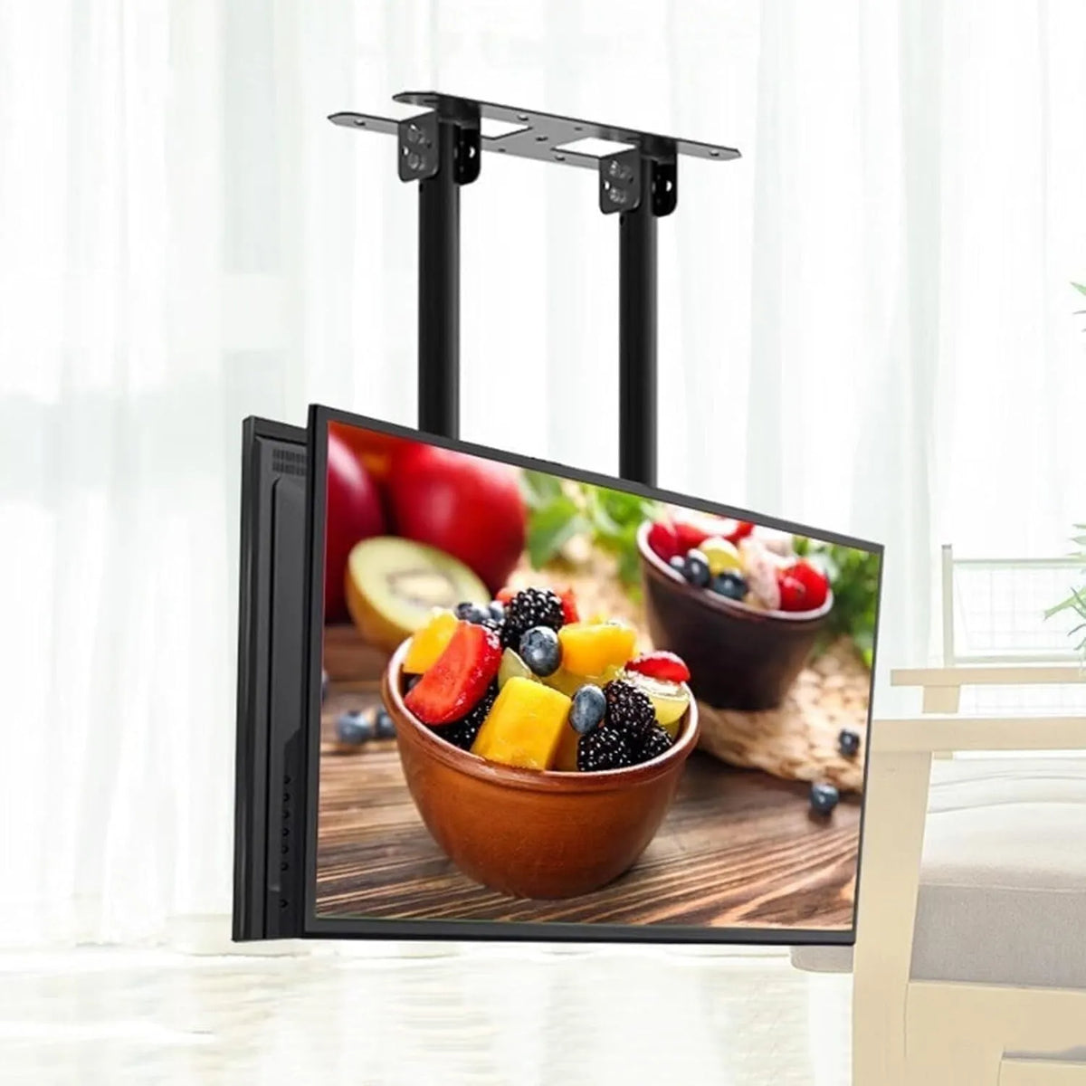 Smart TV 2-Seitige, 98 Zoll, Fernseher, Wandmontage, Höhenverstellbare Tv-Wandhalterung