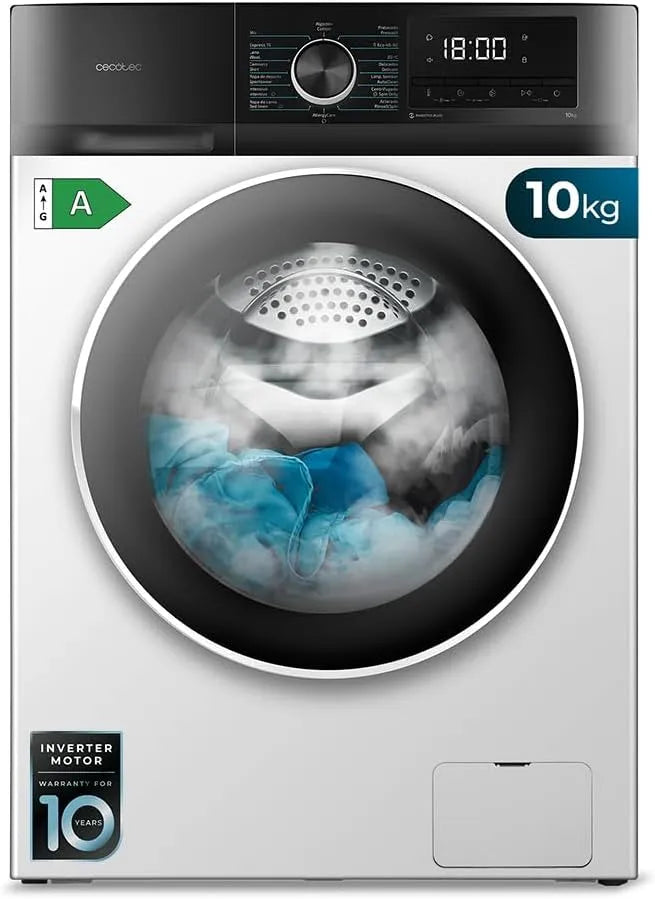 Cecotec Bolero DressCode 10500 Waschmaschine, 10 kg, Inverter