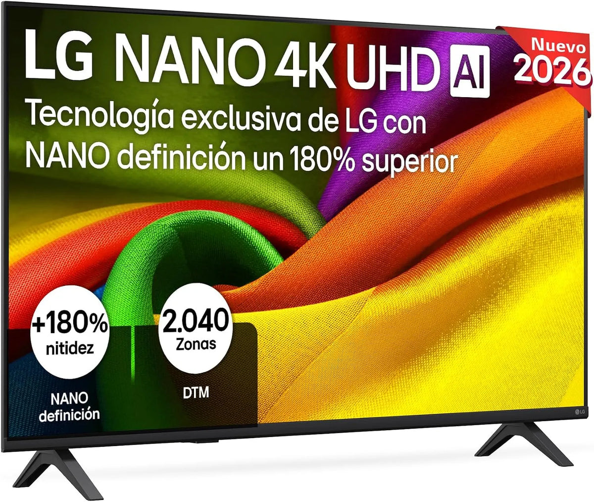 LG 43NU850B6LA Gen9 Smart TV, 43 Zoll, Fernseher, 4K UHD, HDR, webOS, ohne Reflexionen zu 94 %, HDR10 Pro, 4K Super Upscaling, Intelligenter Prozessor