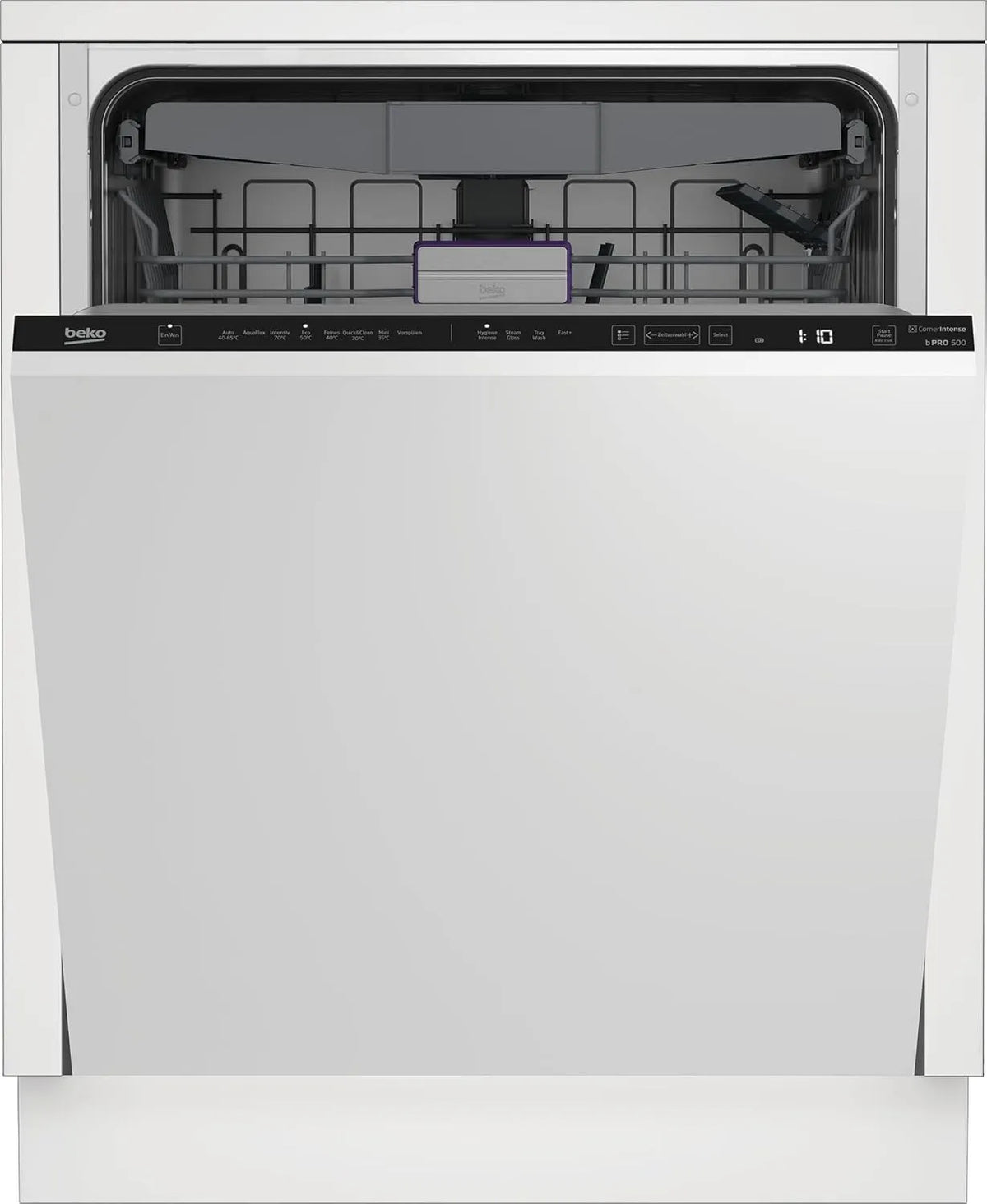 Beko BDIN38561C Geschirrspüler, 60 cm, 8 Programme, Hygiene, vollintegriert, für 14 Maßgedecke, 3 Spülebenen, 5 Temperaturen, automatische Türöffnung