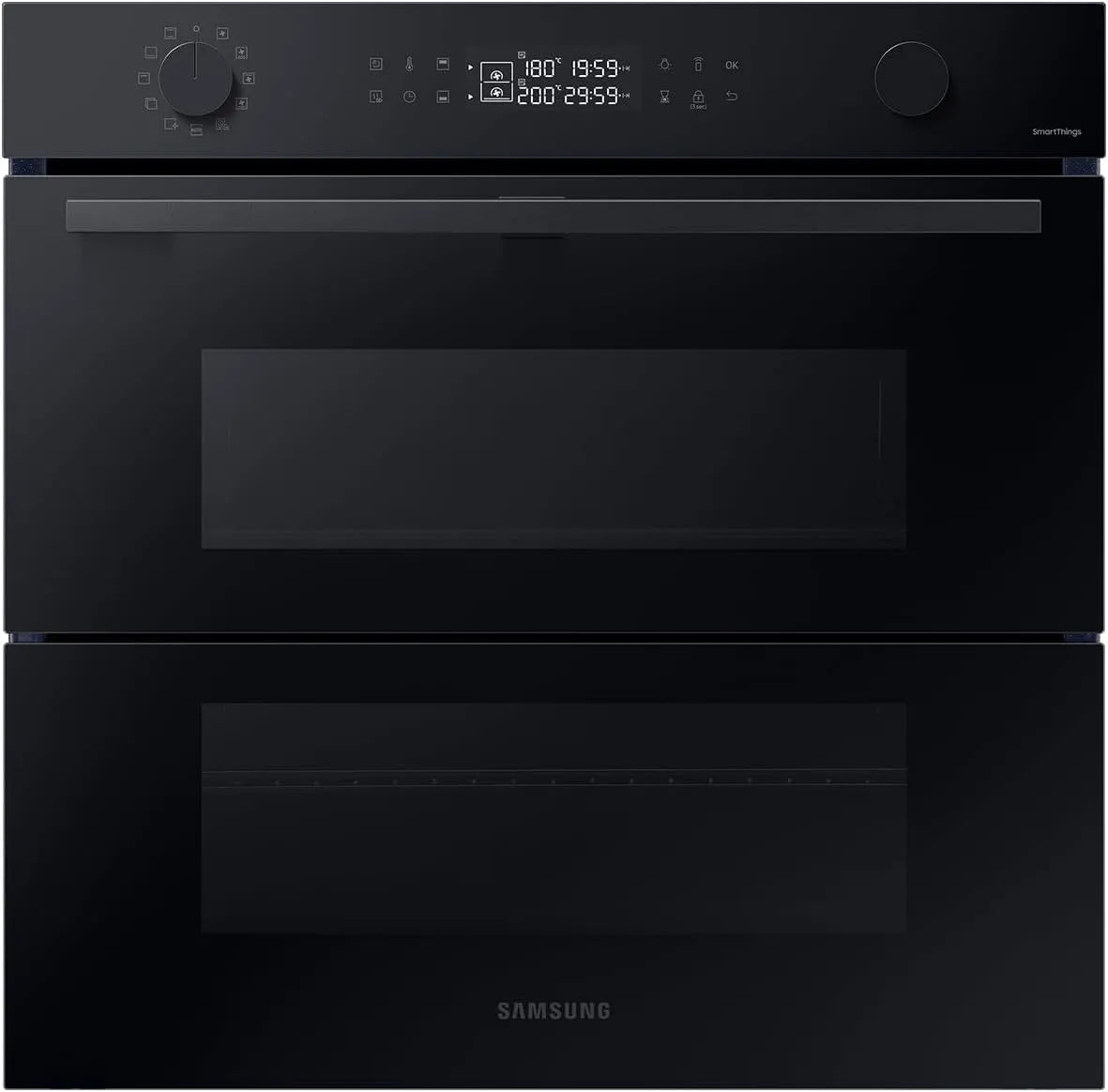Samsung Serie 4 NV7B4550VDK/U1 Backofen, Schwarz, Samsung NV7B4550VDK/U1 Dual Cook Flex Pyrolyse Backofen Schwarz - Serie 4