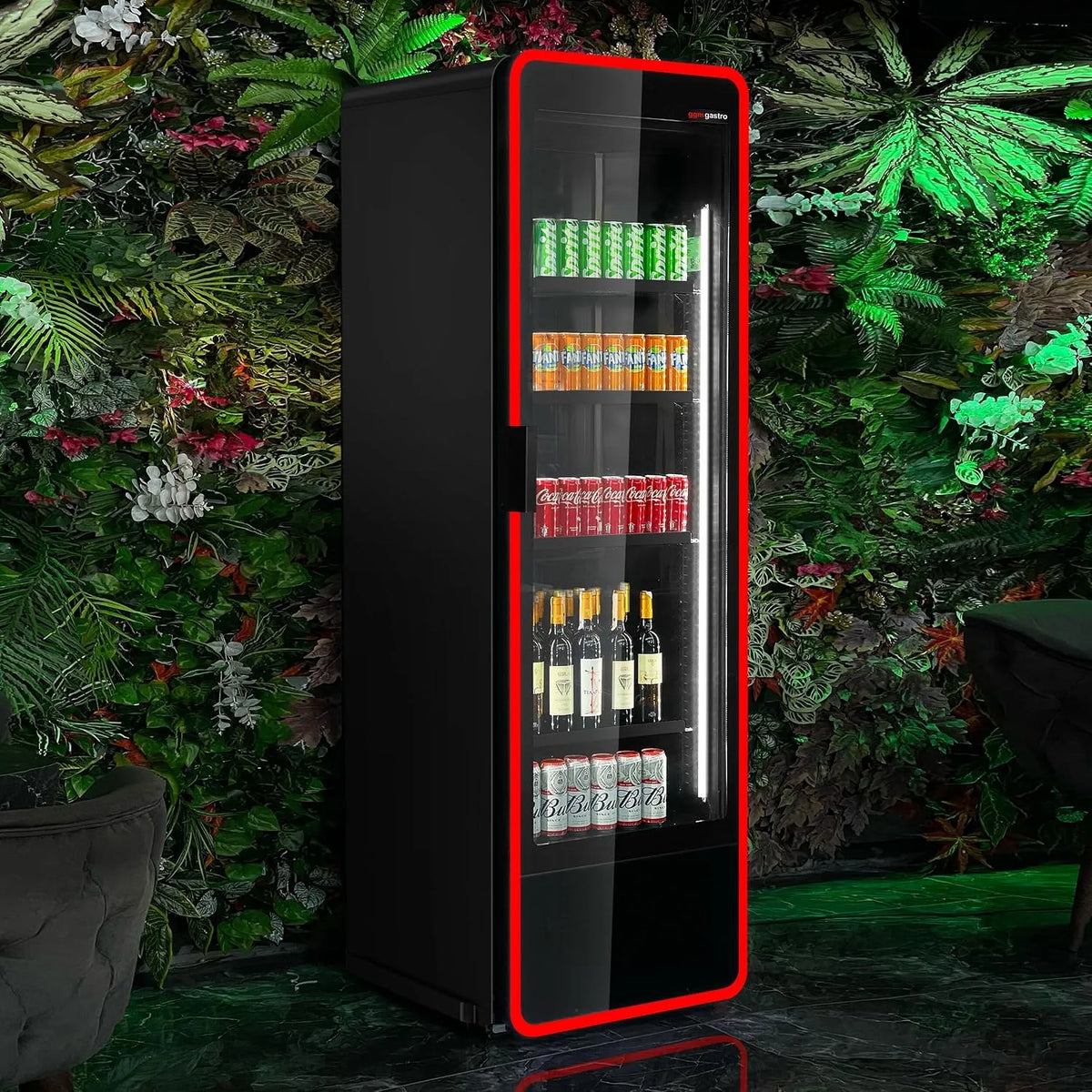 Kühlschrank, 550 L, GGM, GGM Gastro Getränkekühlschrank 550L LED-Licht