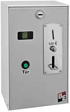 mit Türentriegelung, EMS-57 MP TE 50CENT Münzautomat für 50 Cent Münzen, Zeiteinstellung und Münzprüfer, Beckmann EMS-57 50CENT