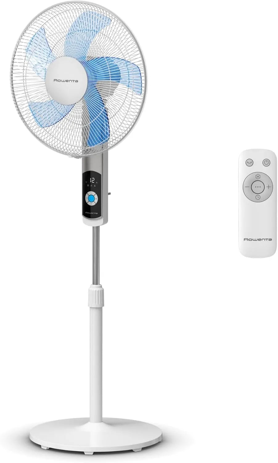 Rowenta Ventilator, 35 dB, leise, 12 Geschwindigkeiten, Rowenta Turbo Silence Standventilator