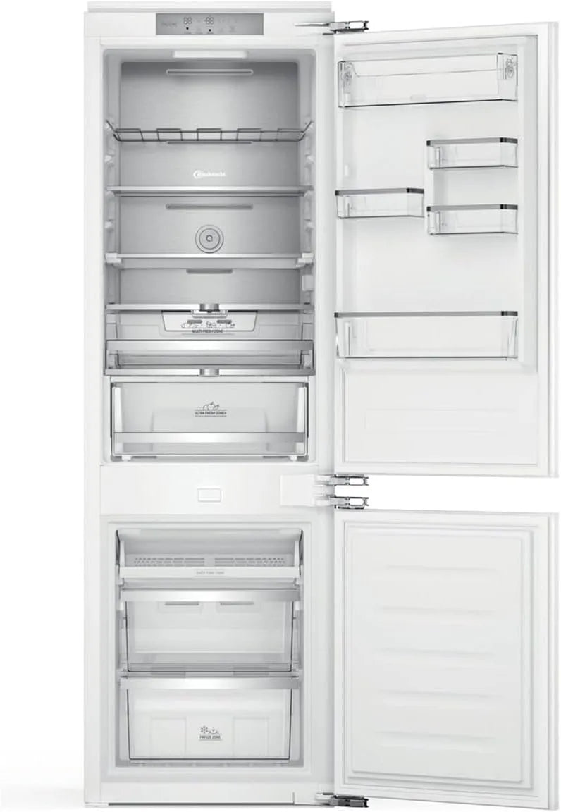 Bauknecht Nische 178, KGITN M Einbau-Kühl-, Gefrierkombination, leise mit 34 dB, Total NoFrost, Ultra Fresh Zone+, Multi Fresh