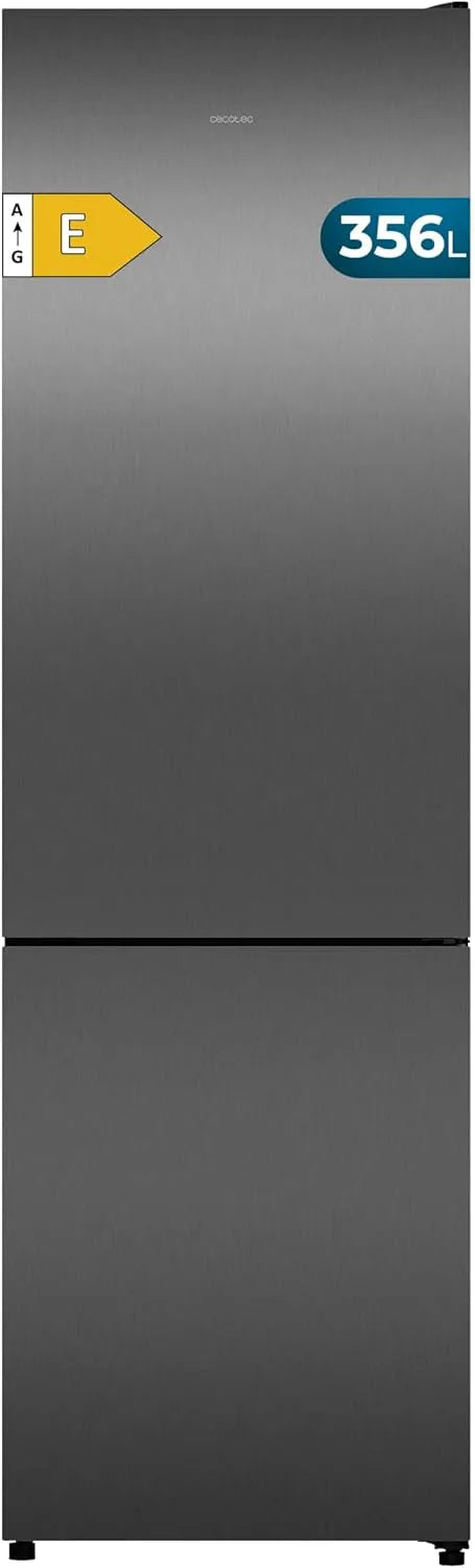 Cecotec Bolero CoolMarket Combi 356i. Kühl-Gefrierkombination, 356 L, Energieklasse E, No Frost, Kühlschrank mit Gefrierfach, Total NoFrost