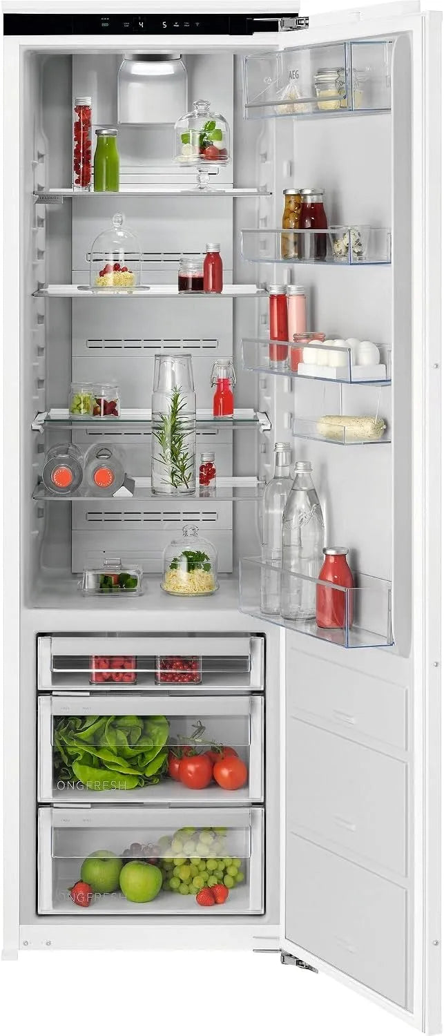 AEG Serie 9000 TK9ZS181DC Kühlschrank, 274 L, Einbau, LongFresh: Null-Grad-Schubladen für 3 x längere Frische, & 0°C-Kaltraum, 74 L, Getrennte