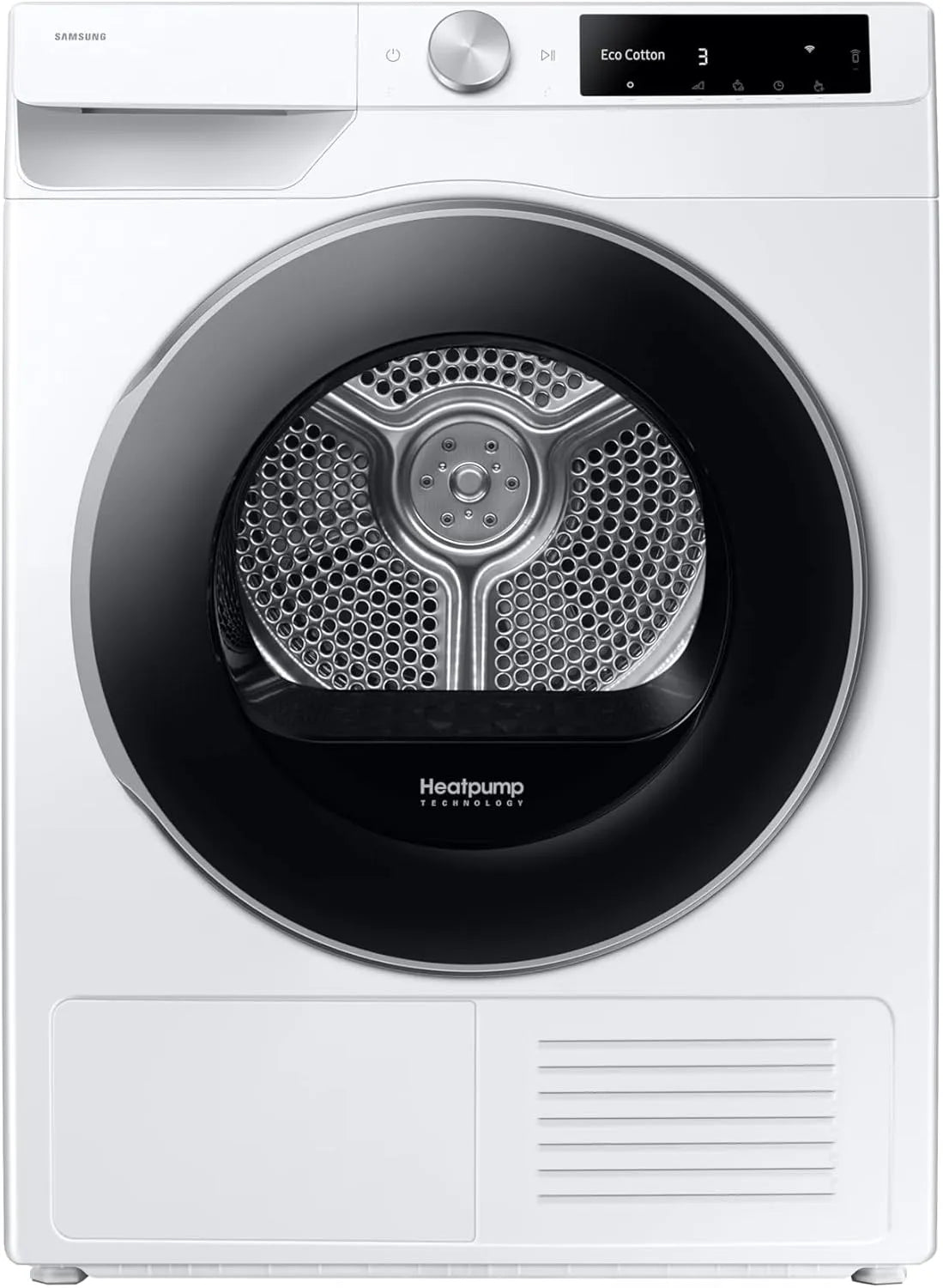 Samsung DV90DG6845LE/U3 Wäschetrockner, 60 x 85 x 60 cm, 9 kg, WLAN, AI Dry+, Samsung AI Control DV90DG6845LE/U3 Trockner, Wärmepumpe, Air Wash