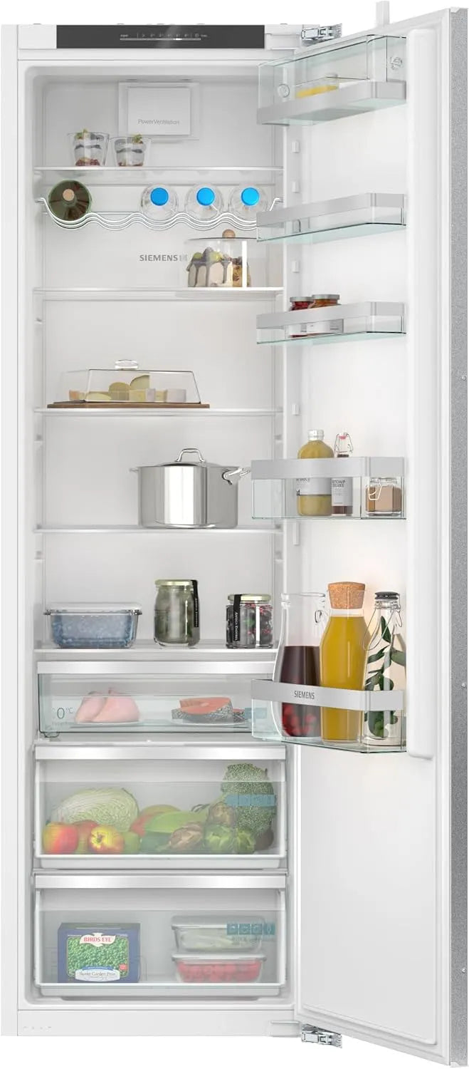 Siemens iQ500 KI81RADC0 Kühlschrank, 310 L, 177, 5 x 56 cm, Einbau, LED-Beleuchtung, hyperFresh 0°C Schublade, superKühlen, 310 L Kühlen, varioShelf