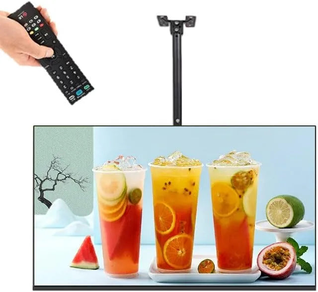 Digital Signage Display 50in, 65 Zoll, Werbedisplay, Restaurant, WLAN, digitaler Werbeanzeige, Café, Molkerei, Wand