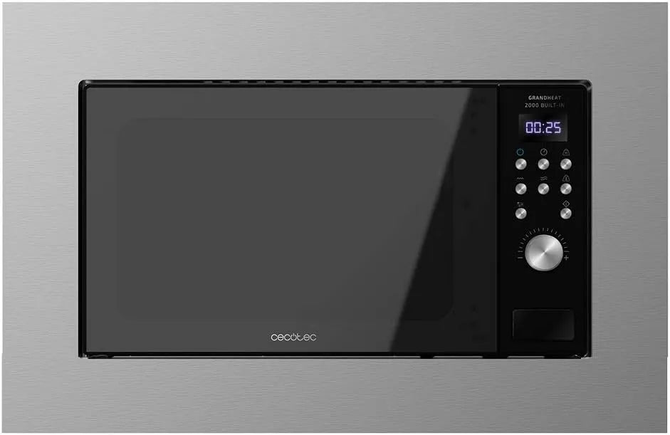 Cecotec GrandHeat 2000 Mikrowelle, 20 L, 700 W, Grill, Einbau, Mikrowellenofen, Schwarz