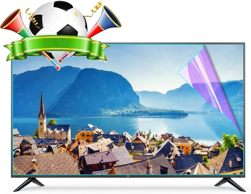 Smart TV 77inch, 77 Zoll, 1722x993mm, Fernseher, Blau, AIZYR Anti Blue Light TV Screen Protector Matte Anti-Glare, Anti UV Film, Schutz vor Strahlung