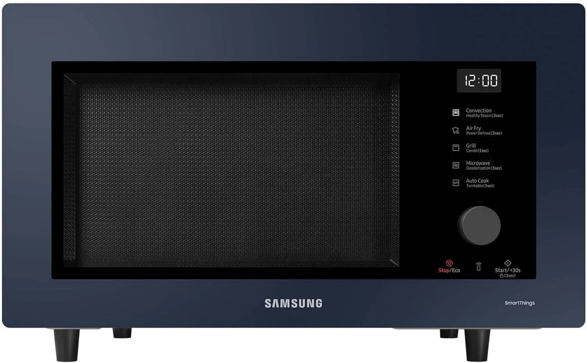 Samsung MC32DB7746KDE1 Mikrowelle, 32 L, 900 W, Grill, Auftaufunktion, Mikrowellenofen, Healty Steam, Smart Control, AirFry, Power Defrost, Clean Navy