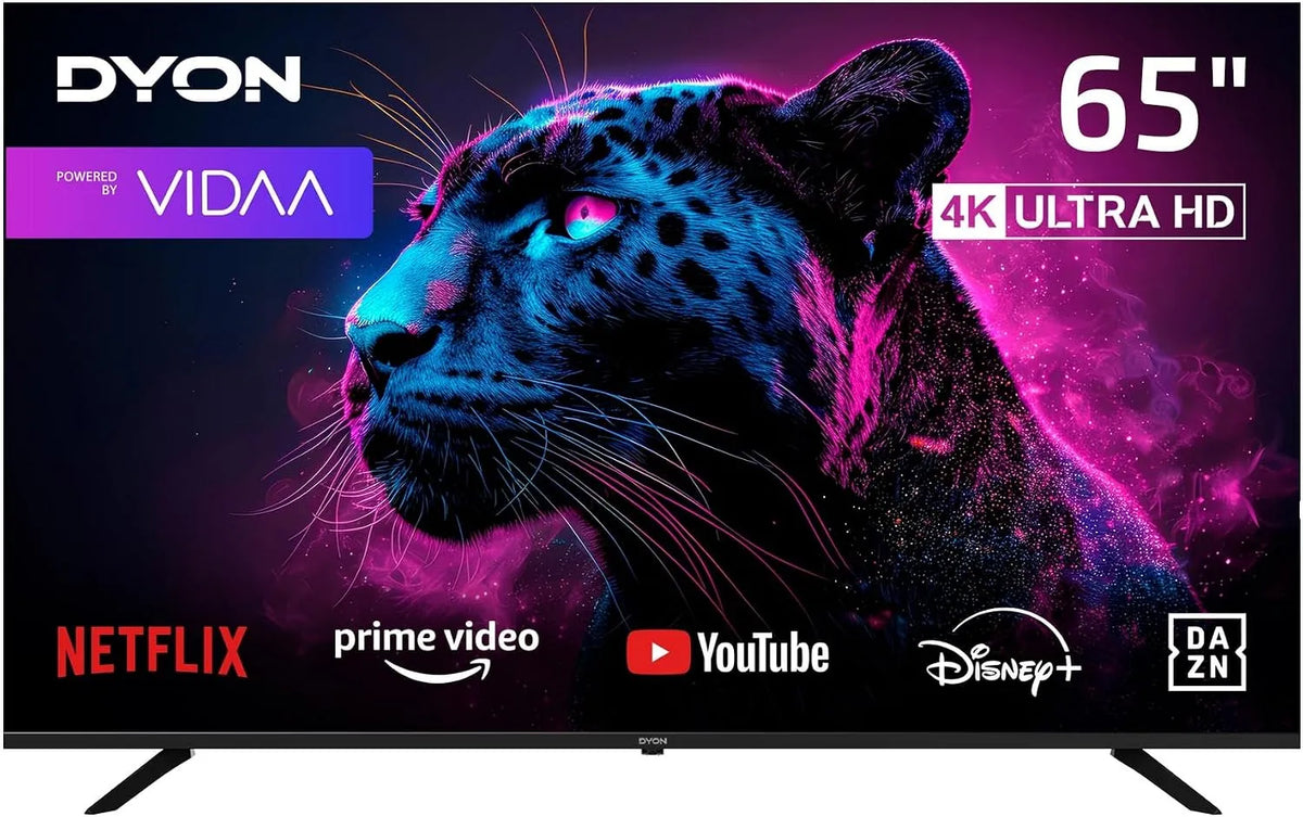 Smart TV, 65 Zoll, Fernseher, 4K UHD, HDR, DYON Movie Smart 65 Vx 65 Zoll 4K UHD Smart Fernseher mit HDR10