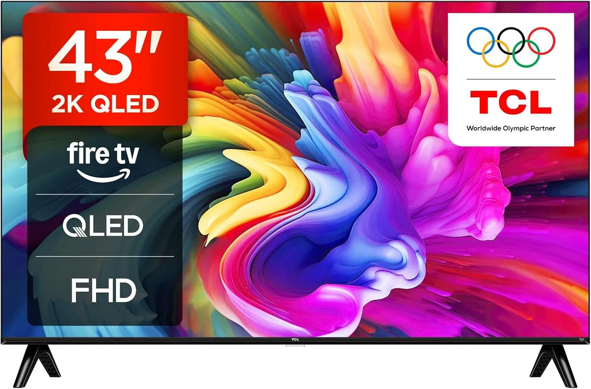TCL 43SF560 Smart TV, 43 Zoll, Fernseher, QLED, HDR, rahmenlos, Full HD, Metallic Design