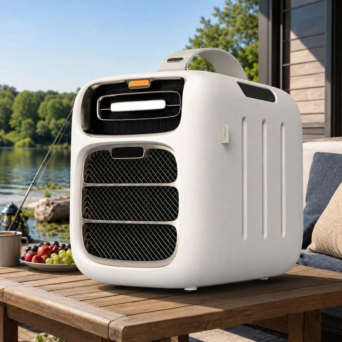 Klimaanlage, 16 bis 32 °C, tragbar, Camping, 3 Gebläsestufen, LKW, 16-32°C Einstellbar, Fernbedienung, Kompaktes Zelt-Ac Mit Kühlung, Heizung &