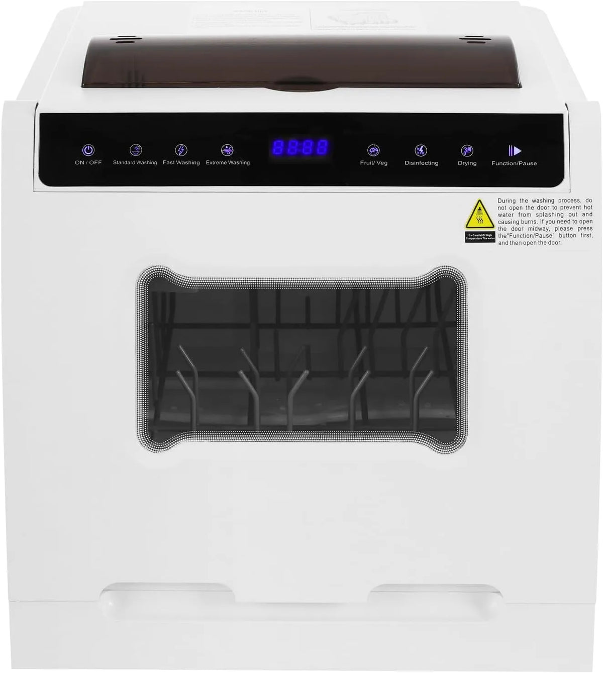 Geschirrspüler, 46 cm, freistehend, Touch-Bedienung, Weiß, Touch Control LED Anzeige, Lufttrocknungsfunktion