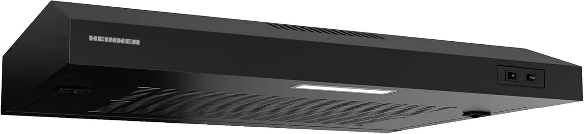 Dunstabzugshaube CH-MD190BK, 60 cm, 190 m3/h, Küchenhaube, LED-Beleuchtung, leise, Schwarz, waschbarer Aluminiumfilter, 5 Jahre Garantie, schlankes