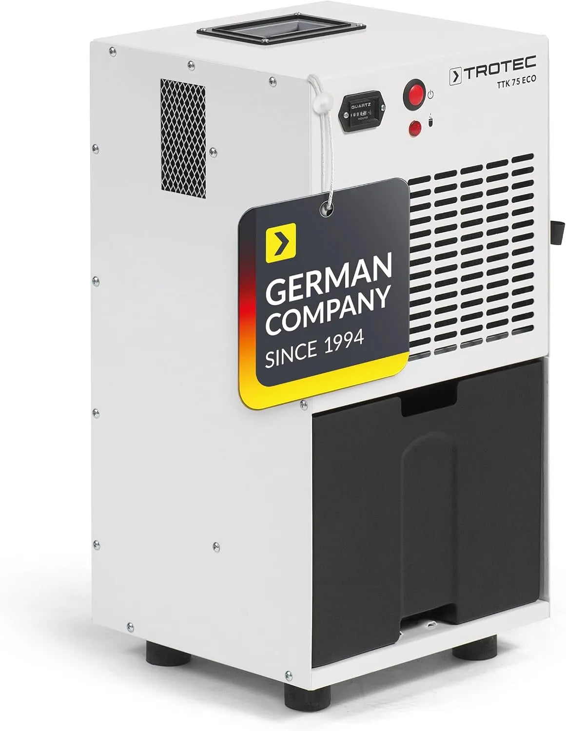 Wäschetrockner, 21 L, TROTEC TTK 75 ECO Luftentfeuchter Bautrockner Luftentfeuchter, Tag
