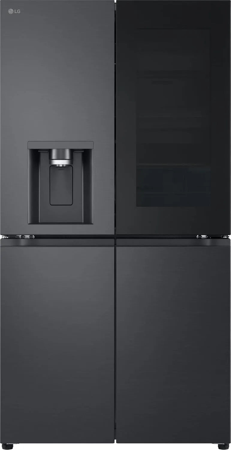 LG GMK961EV3E Kühlschrank, 646 L, Energieklasse E, No Frost, großer Wassertank, Gefrierfach, Schwarz, LinearCooling, mit InstaView, UVNano