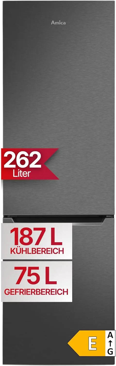 Amica 150S Kühl-Gefrierkombination, 262 L, 176x54x55cm, Kühlschrank mit Gefrierfach
