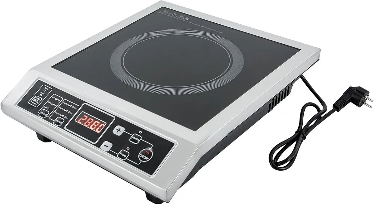 Produkt Induktionskochfled Isolierfunktion Edelstahlgehäuse 8 Temperatur 3500W