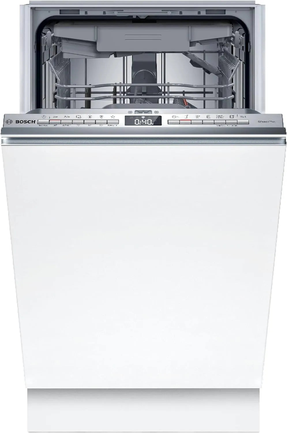 Bosch Serie 4 SPV4HMx49E Geschirrspüler, 45 cm, aquaStop, Slim-Format, vollintegriert, DuoPower für Beste Reinigung