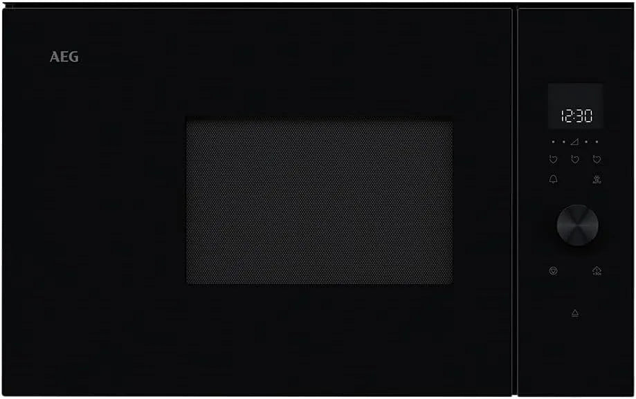 AEG Serie 6000 TB6SM171DB Mikrowelle, 60 cm, 17 L, Touch-Bedienung, Einbau, Auftaufunktion, Mikrowellenofen, Schwarz, Drehteller Ø 272 mm
