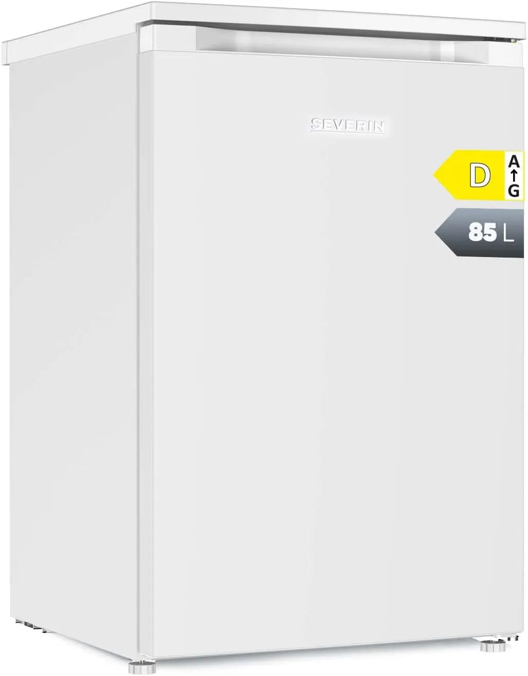 Severin Gefrierschrank, 85 L, 38 dB, Gefrierfach, leise, Tiefkühlschrank, Weiß, individuell nutzbar durch 1 Klappe und 2 Boxen, GS 8864