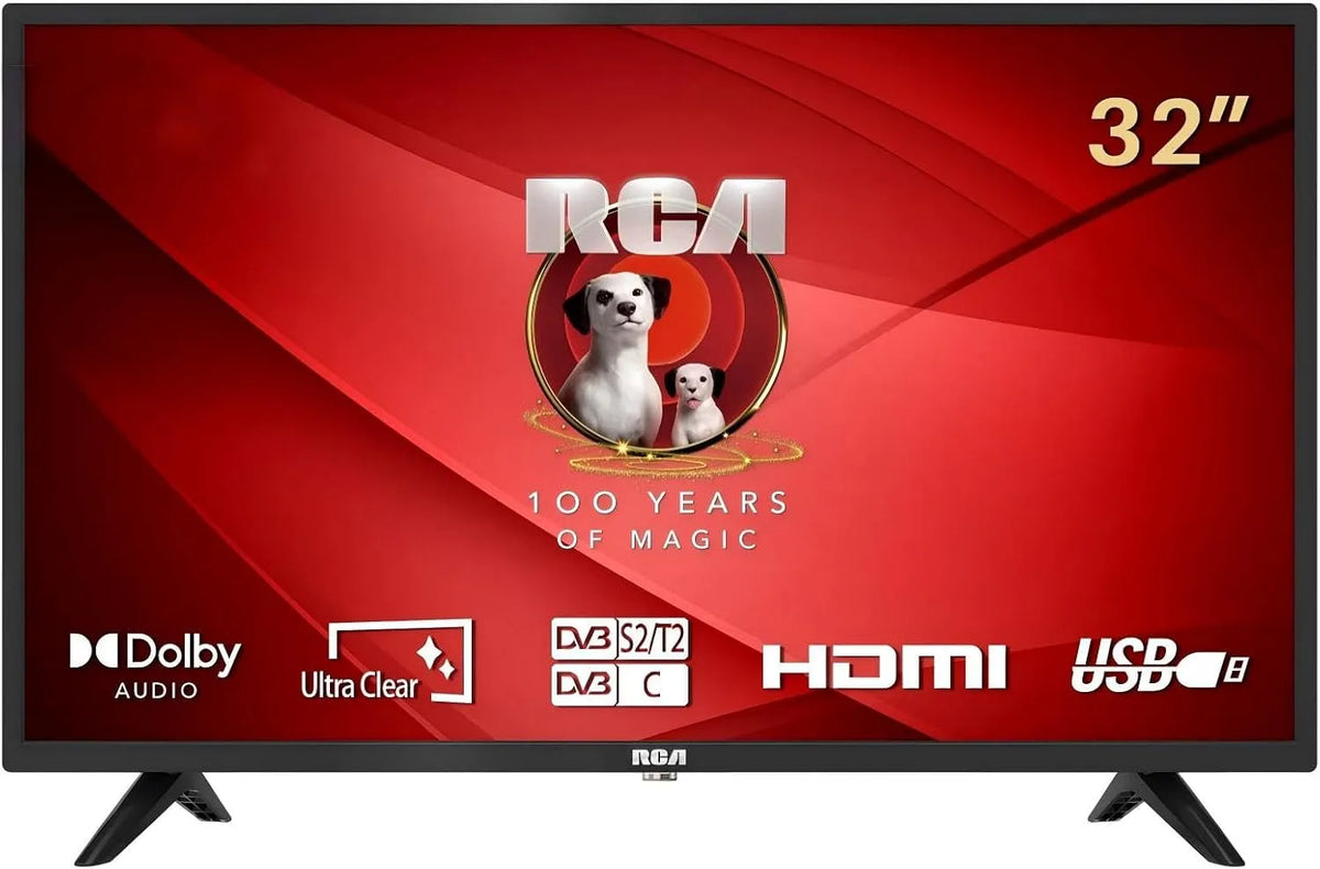Smart TV, 32 Zoll, Fernseher, RCA RS32F3, WLAN, Android OS, Full HD, 80 cm FHD 1920x1080P, DVB-S/S2, T2, WiFi, Netflix, Play Store, YouTube