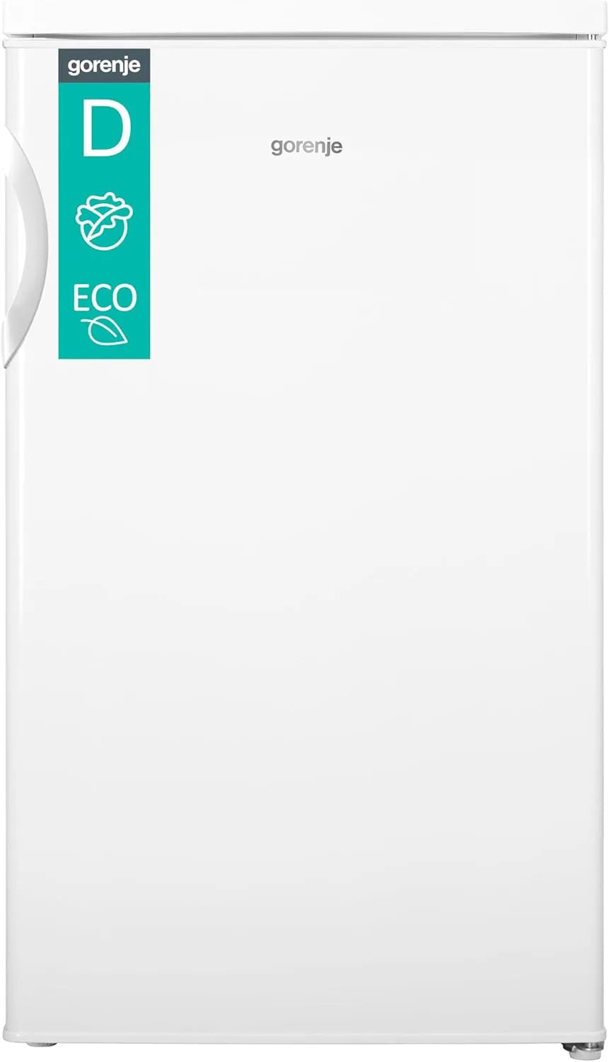 Gorenje R49DPW Kühlschrank, 133 L, 84, 5 x 56 x 57, 9 cm, 39 dB, freistehend, LED-Beleuchtung, Weiß, 133 Liter, HxBxT 84, EEK D, Gemüsefach