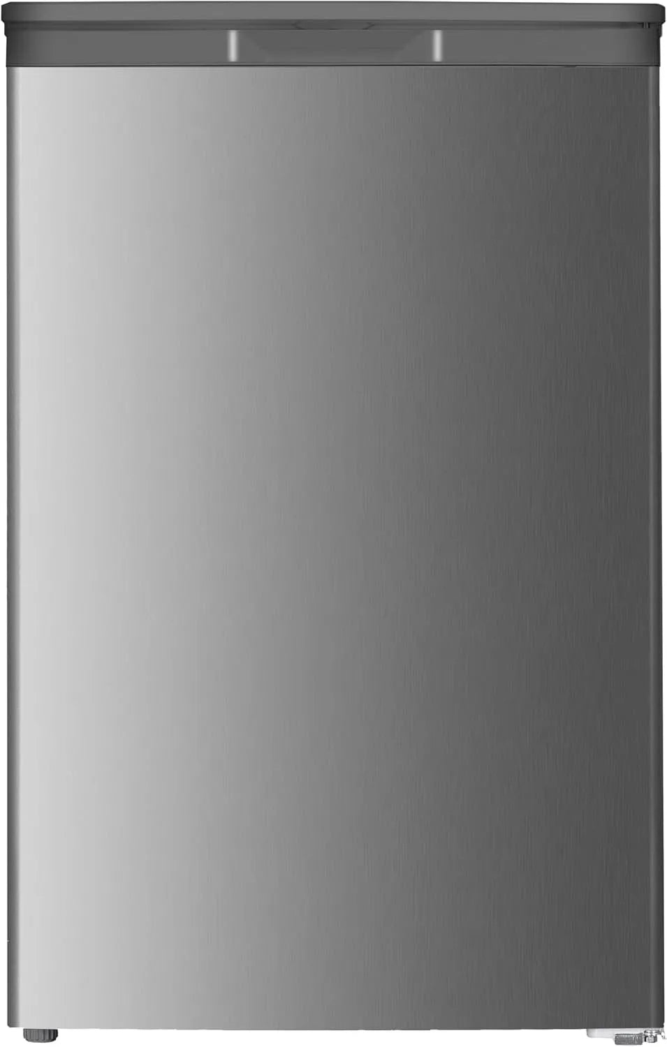 Gefrierschrank GS87SB 4-Sterne-Gefrierfach, 87 L, 37 dB, Energieklasse B, freistehend, Tiefkühlschrank, Silber, 84 kWh, Jahr, höhenverstellbare Füße