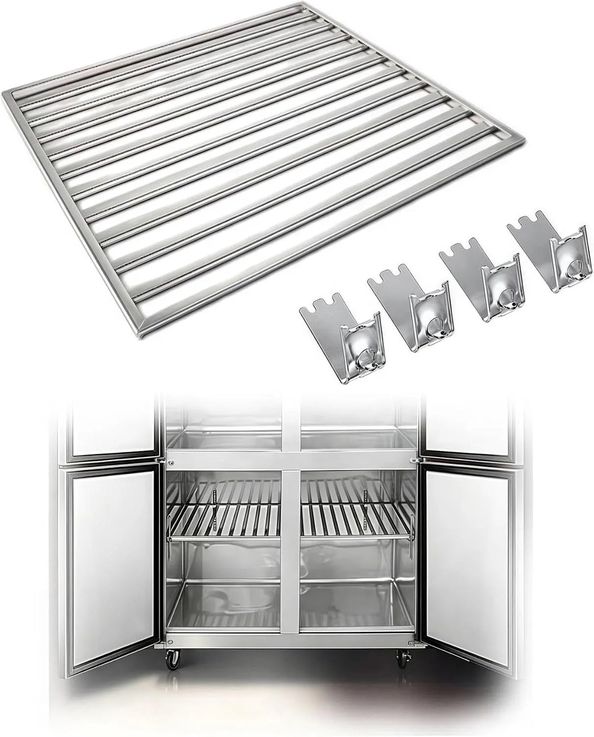 Gefrierschrank, Gewerbe, Gefrierfach, Tiefkühlschrank, Kühlschrank Trenngitter für Vitrine
