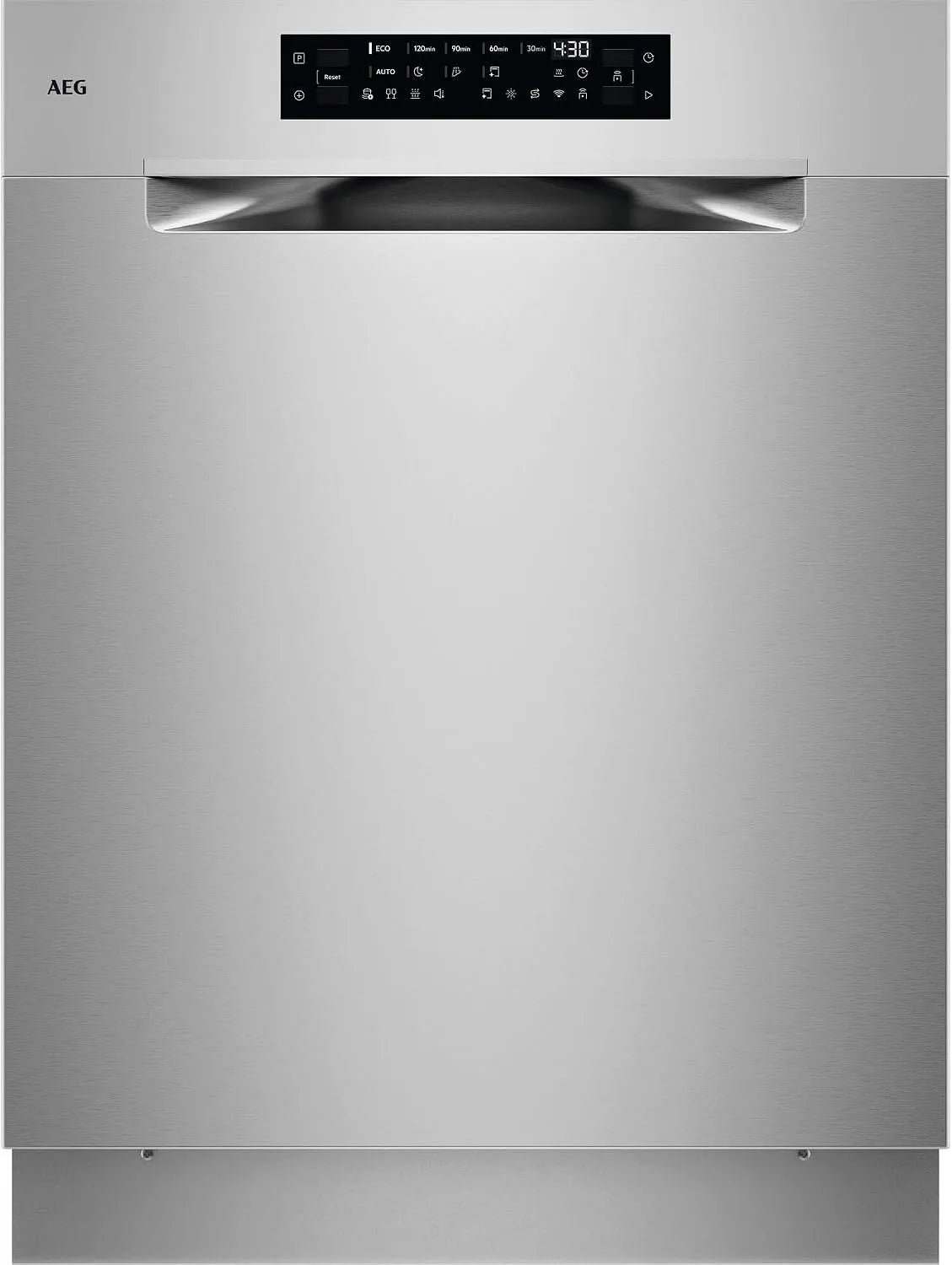 AEG GU8200A2SCM Geschirrspüler, 60cm, 4 L, 38 dB, Spülmaschine, WLAN, leise, nur 8, 4L Wasserverbrauch, AEG Unterbau 8000 Geschirrspüler, smarte WiFi