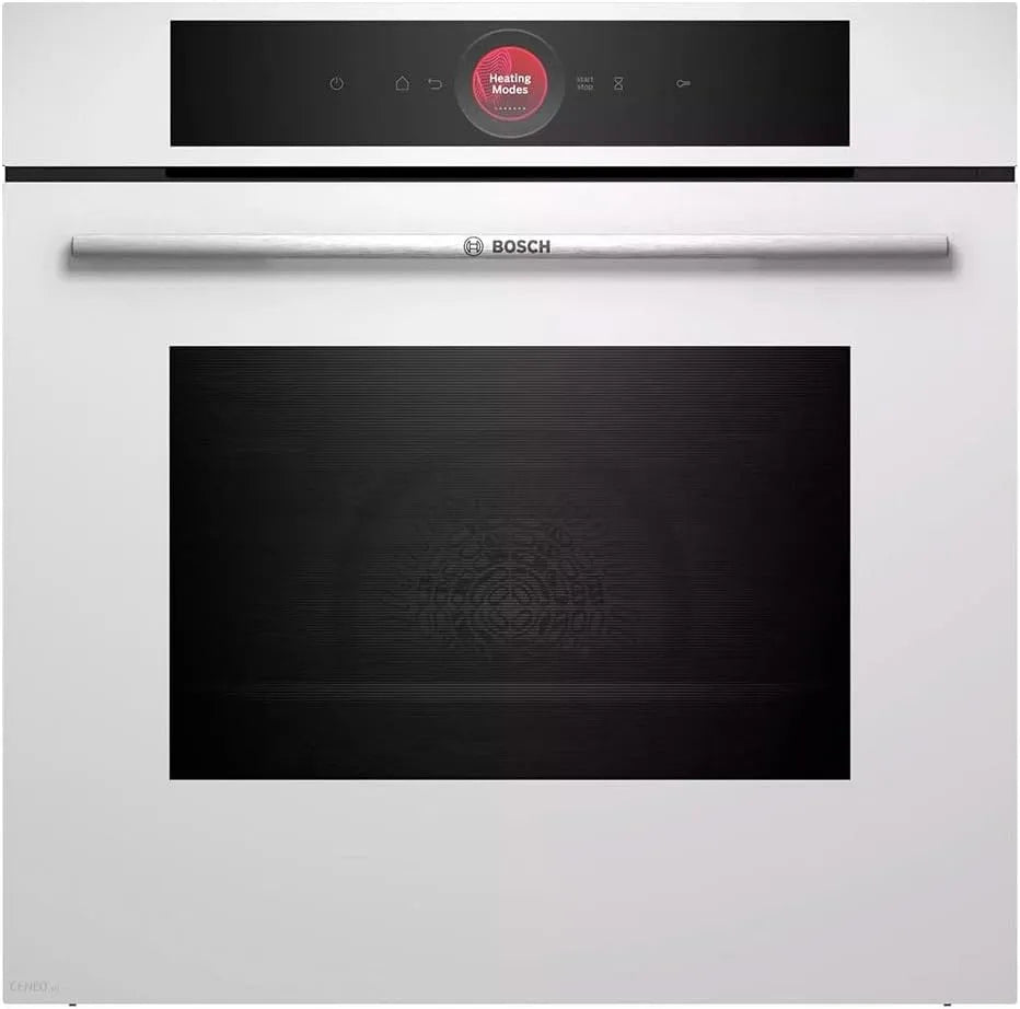 Bosch Serie 8 HBG7741W1 Backofen, 71 L, Einbau, Home Connect, Weiß, 71l, Pyrolyse, Air Fry, digitaler Bedienring