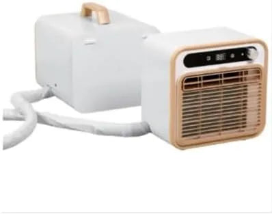 Klimaanlage 130m3h, tragbar, Timer, WLAN, leise, Camping, Dual Cooling System für RV Zelt LKW Caravan, Split Klimaanlage Portable, 130m3h Flow