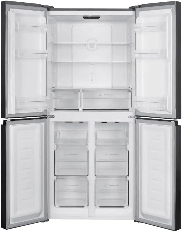 Kühl-Gefrierkombination, 421 L, 39 dB, Privileg xP4E, No Frost, Inverter, Edelstahl, Kühlschrank mit Gefrierfach, Privileg PRGF 6421 xP4E French Door