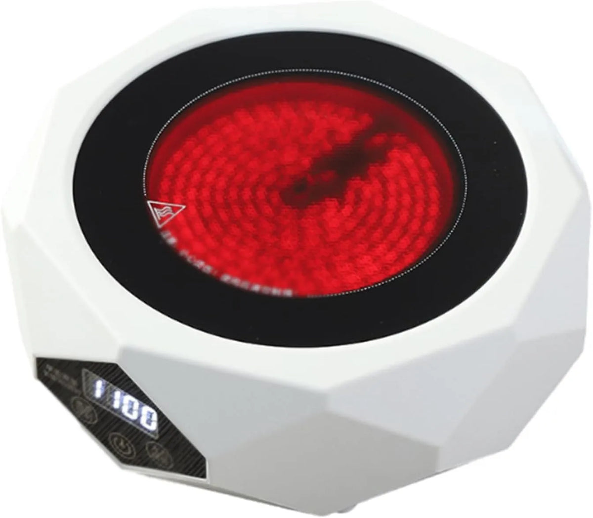 Produkt White, 1100W Elektrische Heizung Tee Maschine Touch Smart Multifunktionale Elektrische Tee Herd Mini Heizung Ofen 220V
