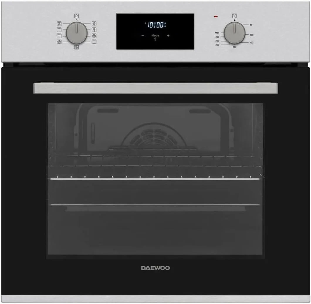 Elektrischer Pizzaofen, 60cm, 69 L, Einbau, LED Display, Pizza-Funktion, 9 Funktionen, 69 l Volumen, Heißluft, AntiFingerPrint Oberfläche