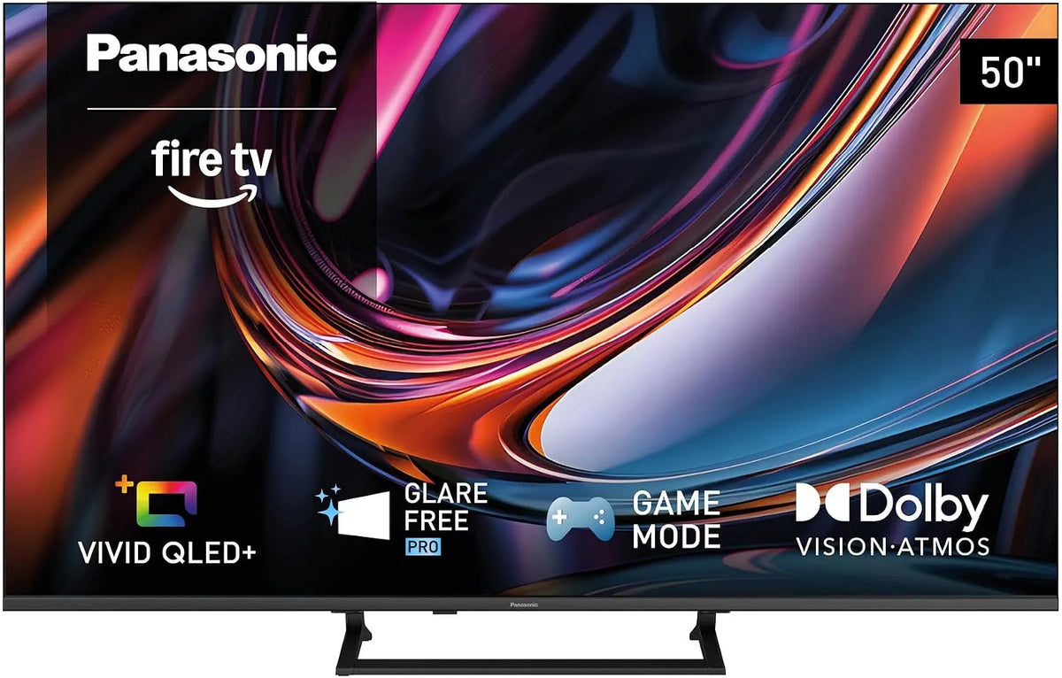 Panasonic TV-50W80C Smart TV, Fernseher, 4K UHD, QLED, Glare Free Pro, Fire TV Fernseher