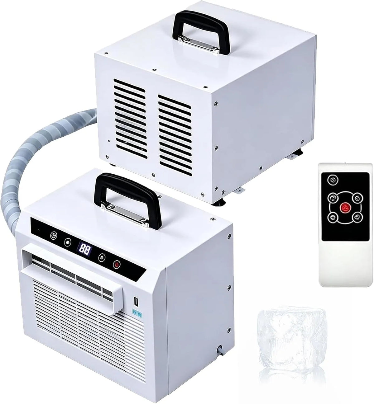 Klimaanlage, 130 m3/h, tragbar, Camping, Raumkühler 130m3, h Luftstrom, Kühlung AC-Einheit, Wohnmobil, Zuhause