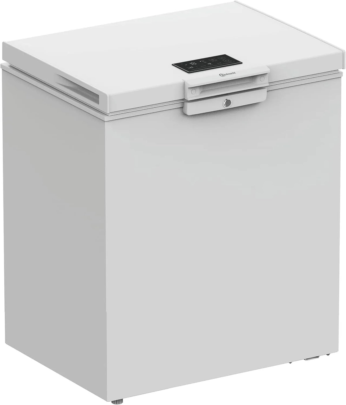 Bauknecht 142MD Gefrierschrank, 142 L, 39 dB, Touch-Bedienung, Gefrierfach, leise, Tiefkühlschrank, Weiß, Touch Display, Supergefrierfunktion