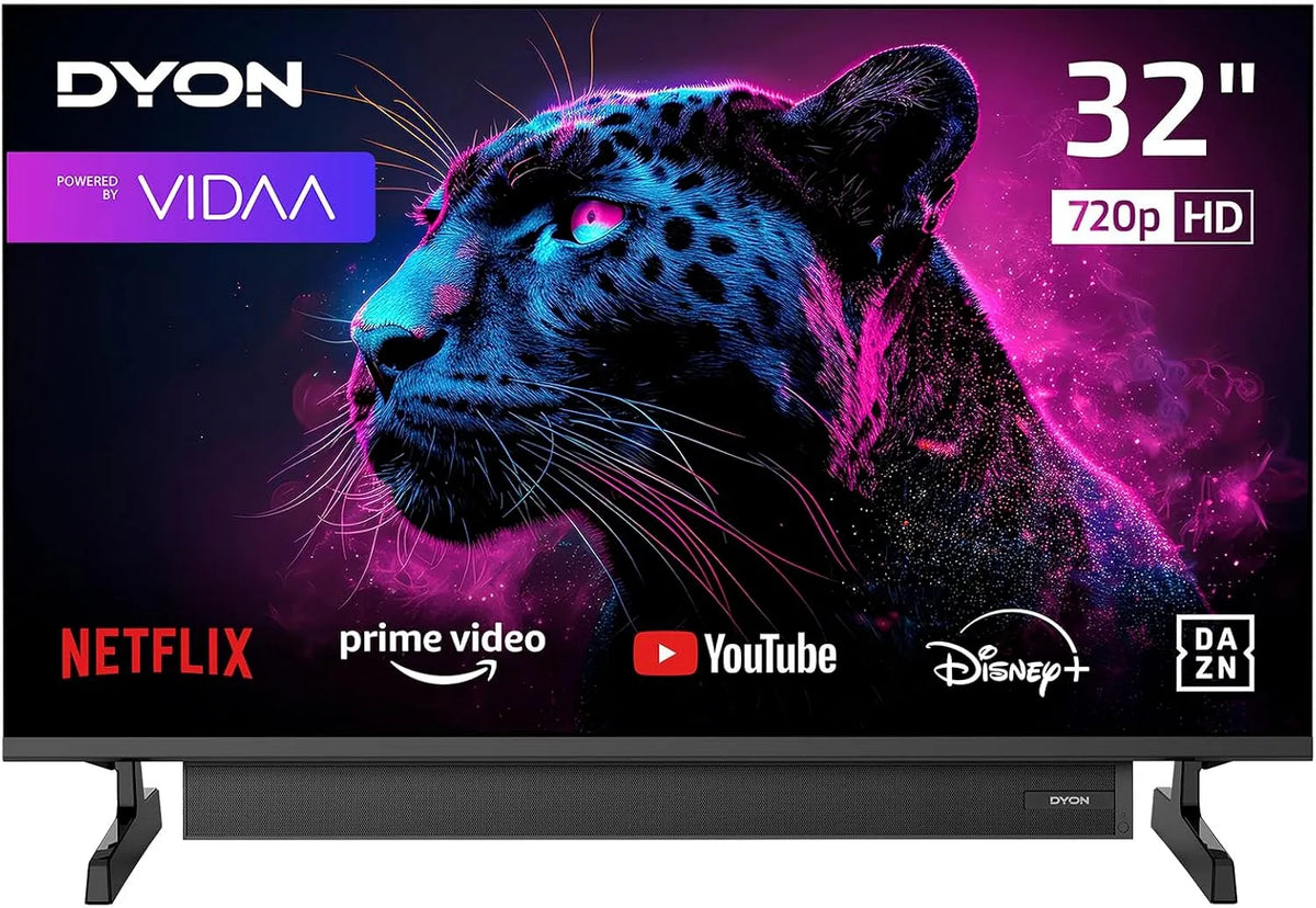 Smart TV, 32 Zoll, Fernseher, Boost, DYON Movie Smart 32 Vx-S 32 Zoll Smart Fernseher mit Soundboost