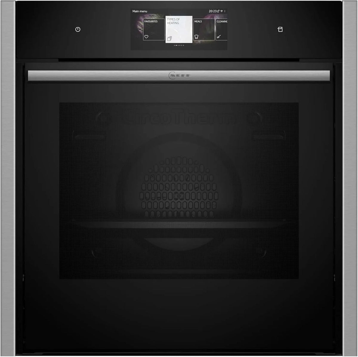 NEFF B64VT73N0 N90 Backofen, 60 x 60cm, Einbau, Touch-Bedienung, Schwarz, Full Touch TFT-Display, Vario Steam, Made in Germany, Slide&Hide, Multipoint
