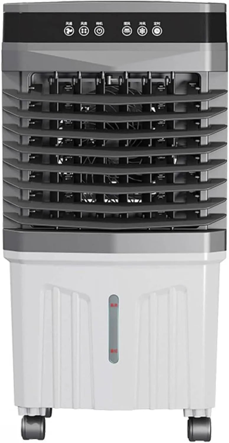 Klimaanlage 12-Stunden-Timer, tragbar, 3 Geschwindigkeiten, Oszillation, großer Wassertank, 3 Geschwindigkeitsstufen, Mobile Klimaanlage