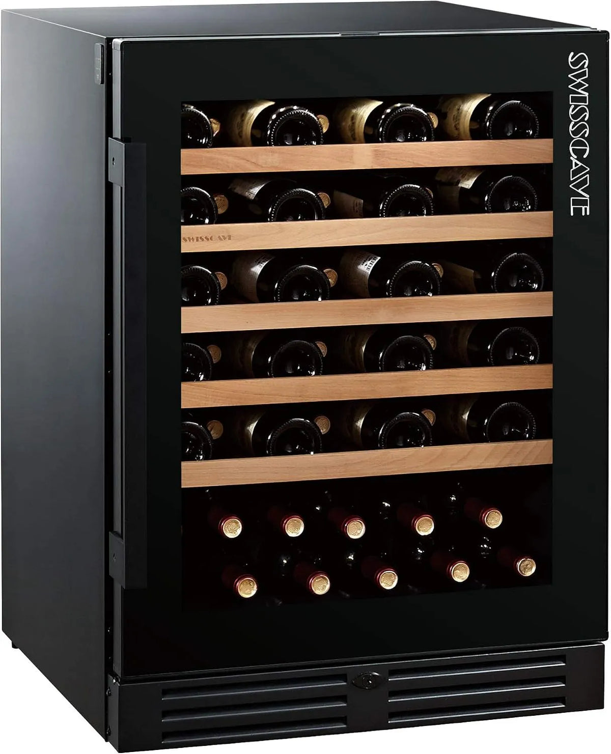 47-55 Fl., Edition 1-Zonen Weinklimaschrank WLB-160F, Black 1-Zonen WLB-160F