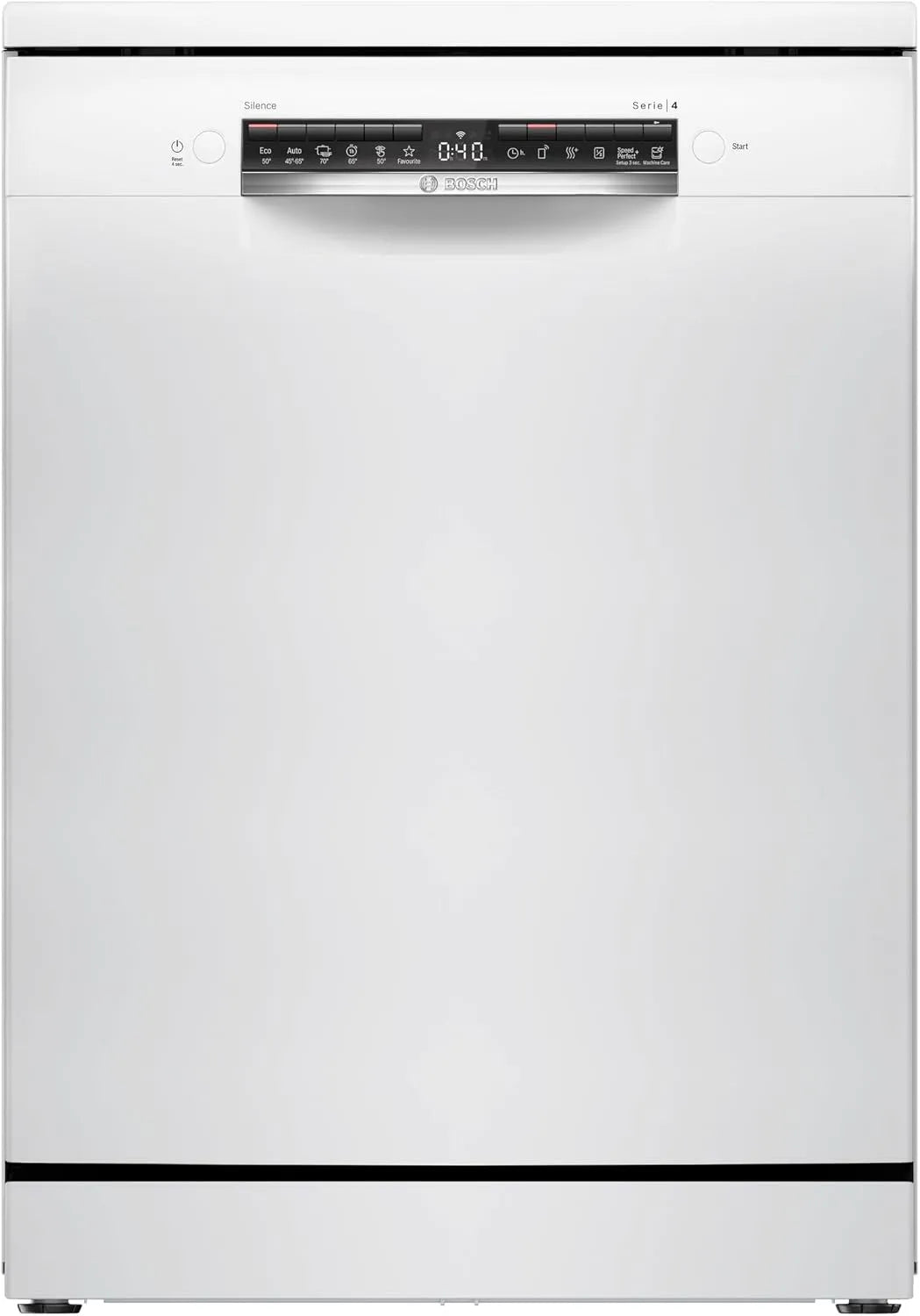 Bosch SMS4HVW14E Geschirrspüler, 60 cm, freistehend, leise, Weiß, Flexibilität und Komfort beim Beladen, VarioFlex-Körbe und VarioSchublade