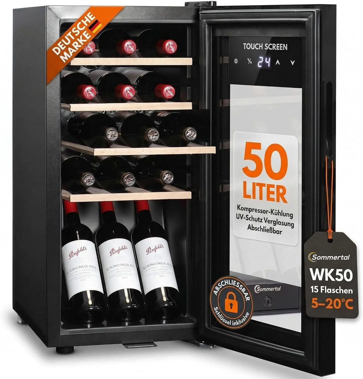 Weinkühlschrank, Sommertal WK50