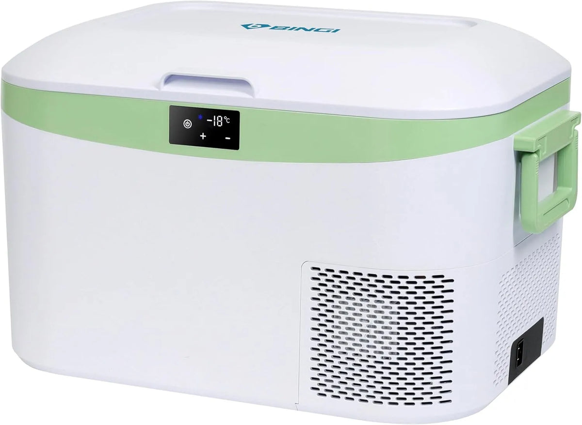 Elektrische Kühlbox, 12.8 L, 12 V, BINGI HC-12P1, tragbar, Gefrierfach, Auto, Camping, mobile Kühlbox